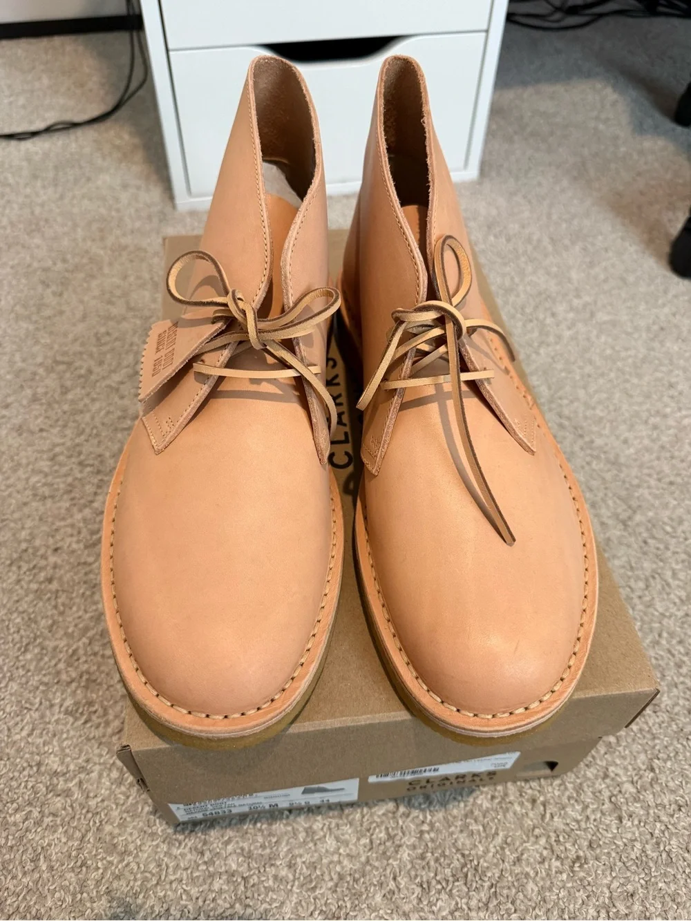 Men’s Clarks Desert Boots - Vegetable Tan Leather